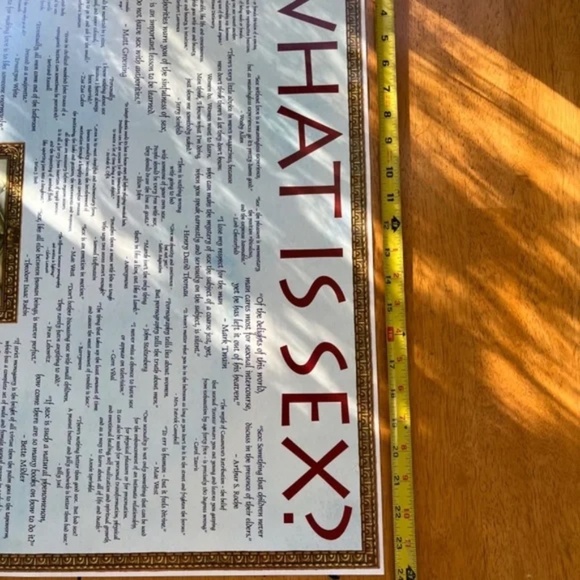 What is Sex Quotes Collection Large Poster College Wall Room Decor 24x36 - Picture 3 of 7